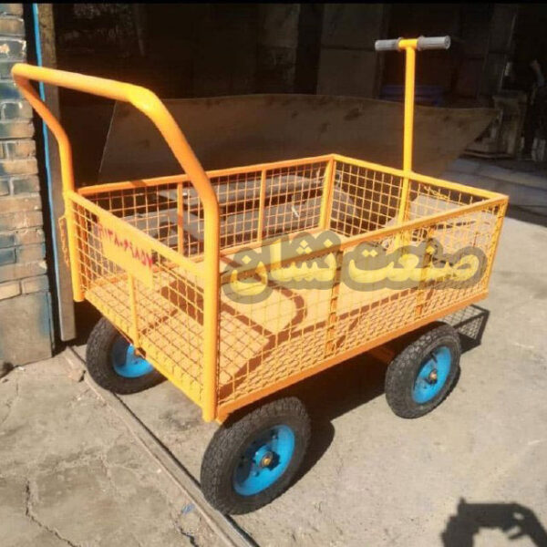 گاری فرمان‌دار دو طرف دسته سفارشی فلزی – کد ۶۱۰۵