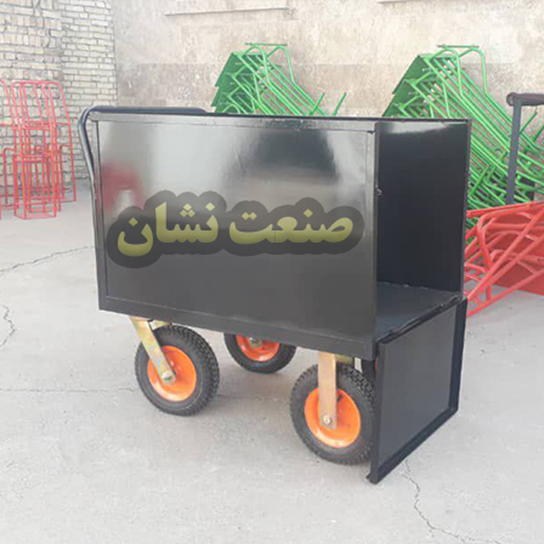 گاری سفارشی درب دار چرخ بادی-کد۶۱۱۴